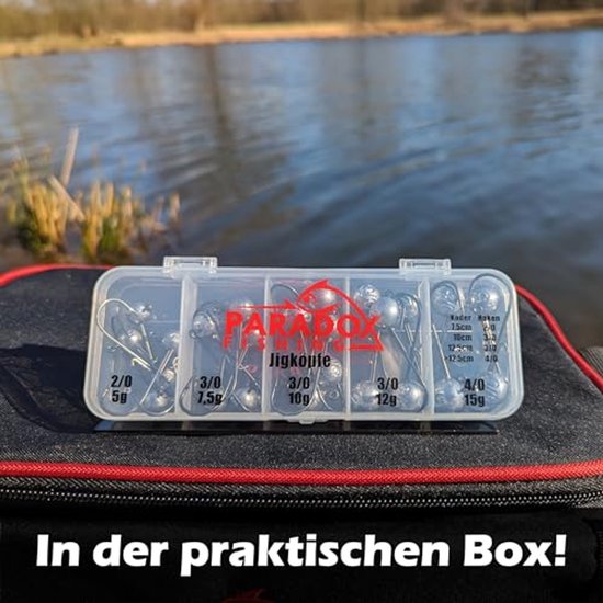Premium Jig Heads Set voor Vissen met Diverse Gewichten — afbeelding 4