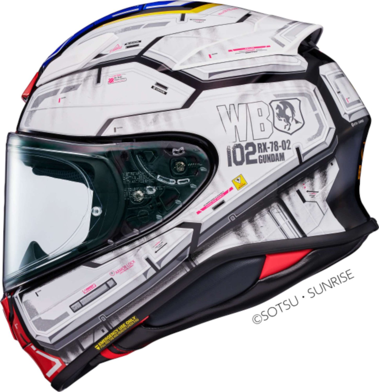 Shoei NXR2 Gundam Helm - Maat XS (53/54) - – foto 3