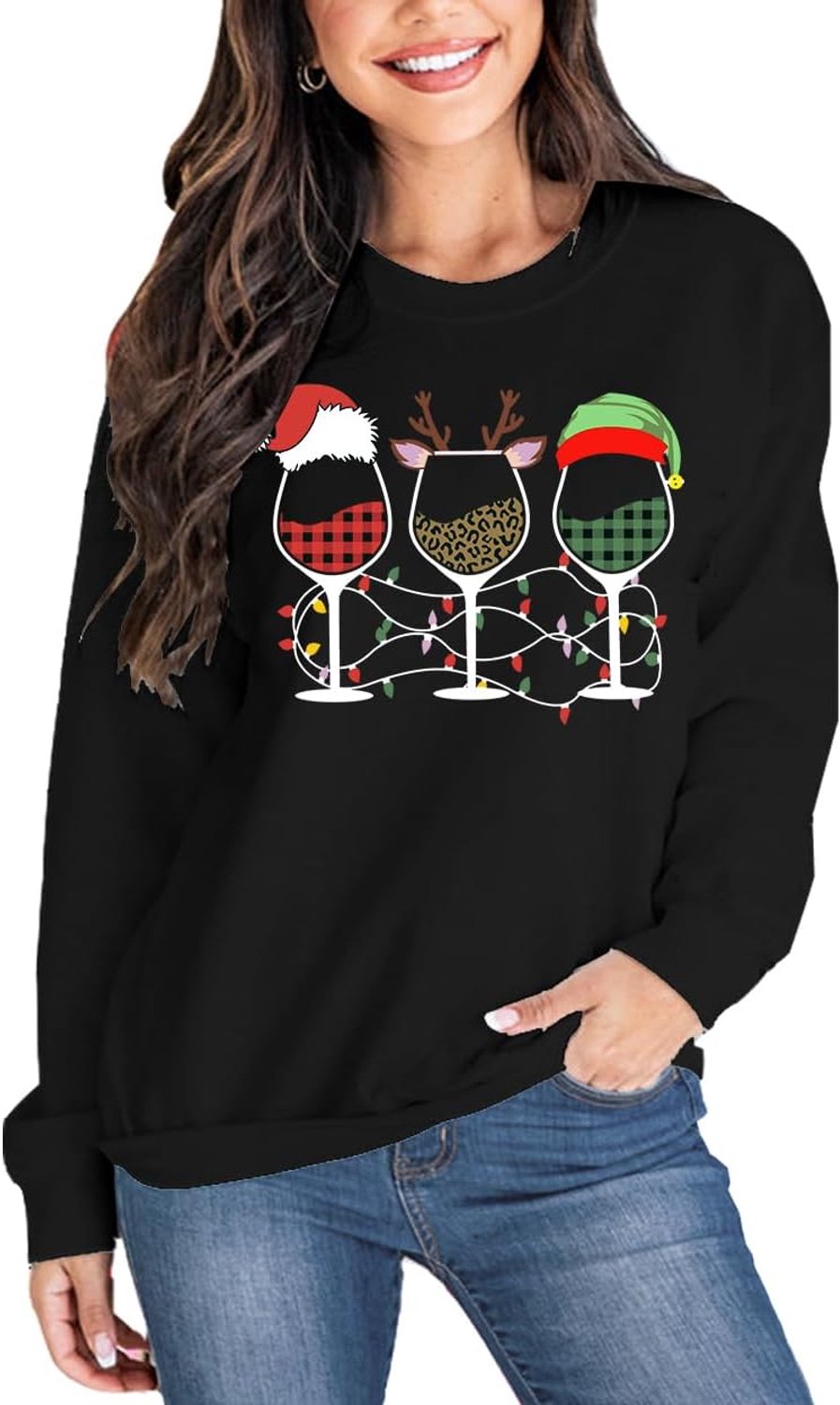 Kersttrui voor dames S-XXL