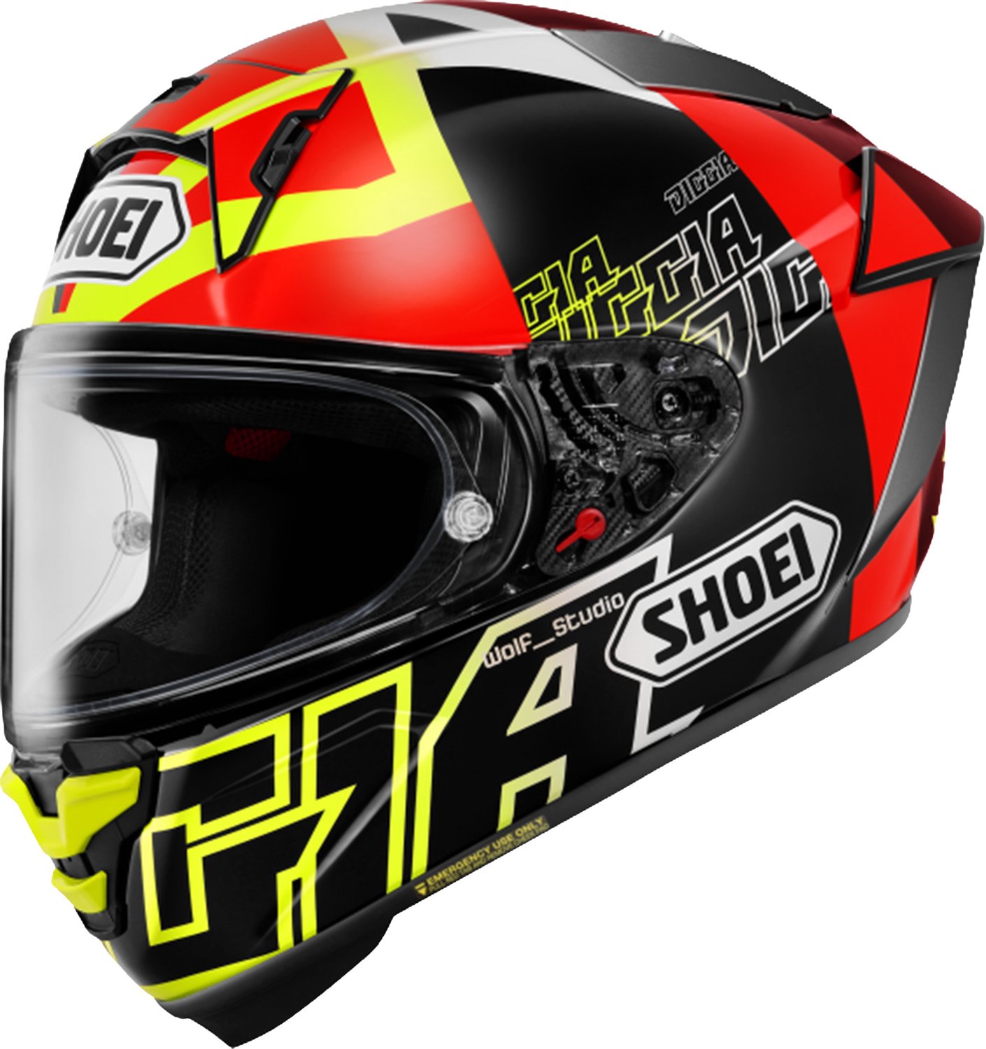 Shoei X-SPR Pro Diggia 2 TC-3 FIM Helm -