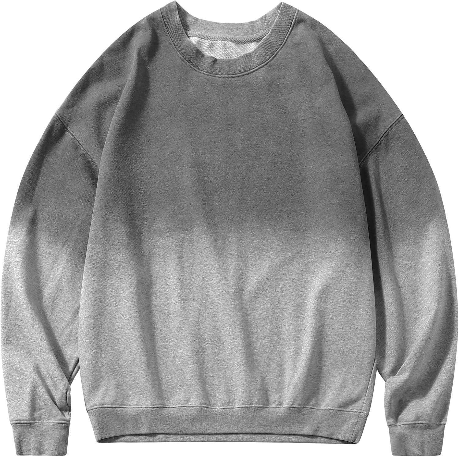 Sweatshirt met ronde hals en kleurverloop