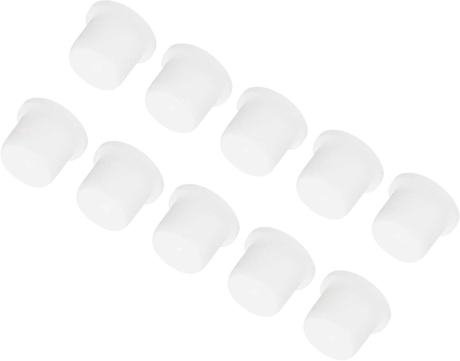 Siliconen stop 10,5 mm - T-vormig - hoge temperatuur - waterdichte afdichting, pak van 10 - Vemera