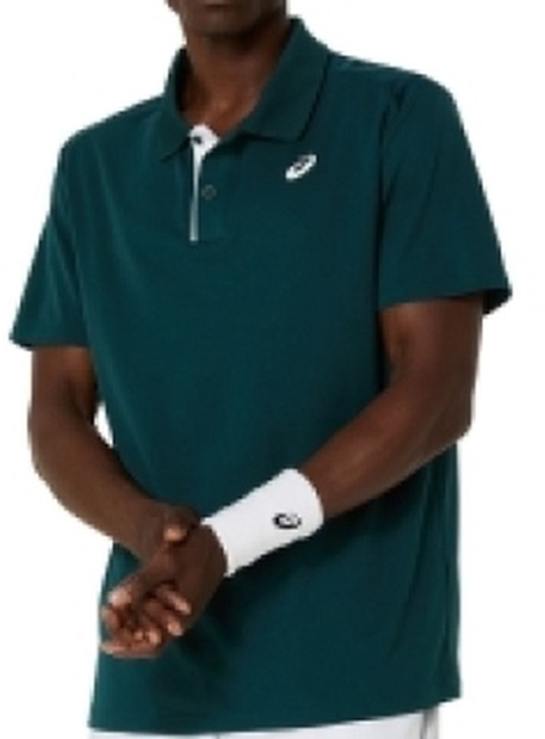 ASICS Court Heren Poloshirt Saxon Groen