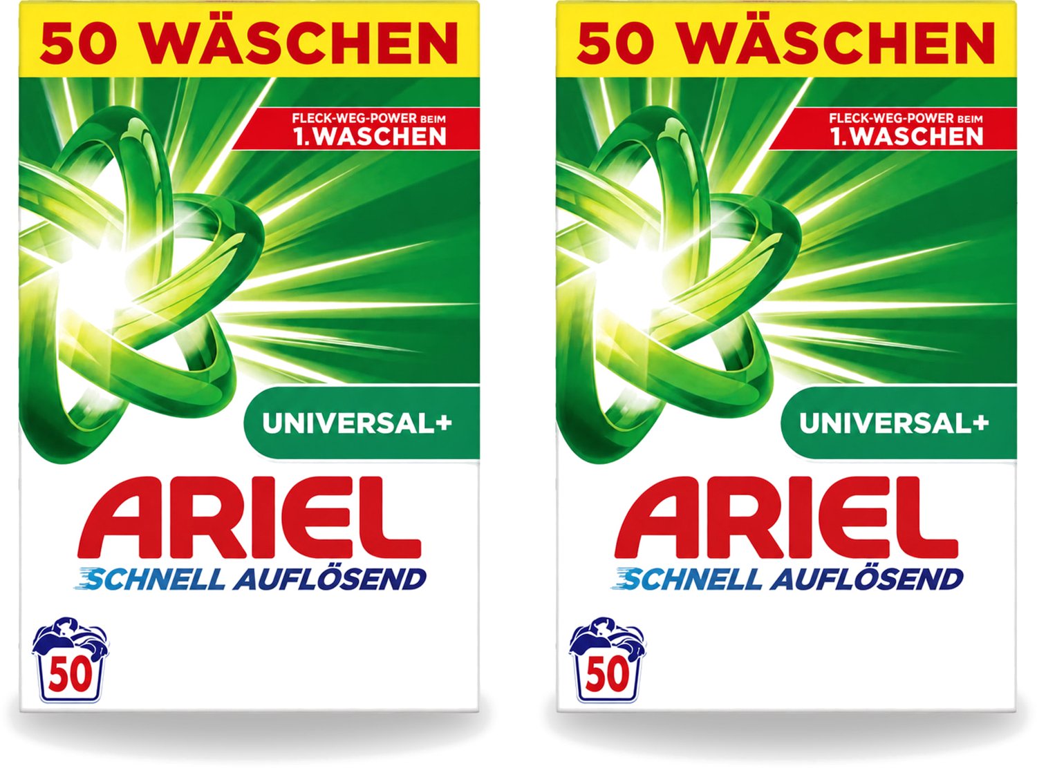 2 x Ariel – Waspoeder – Original – 3 kg – 50 wasbeurten - Voordeelverpakking - 2 stuks