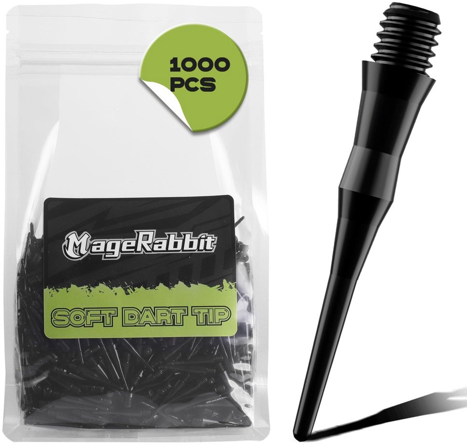 Soft Tip Darts - 1000 Stuks - 2BA Draad