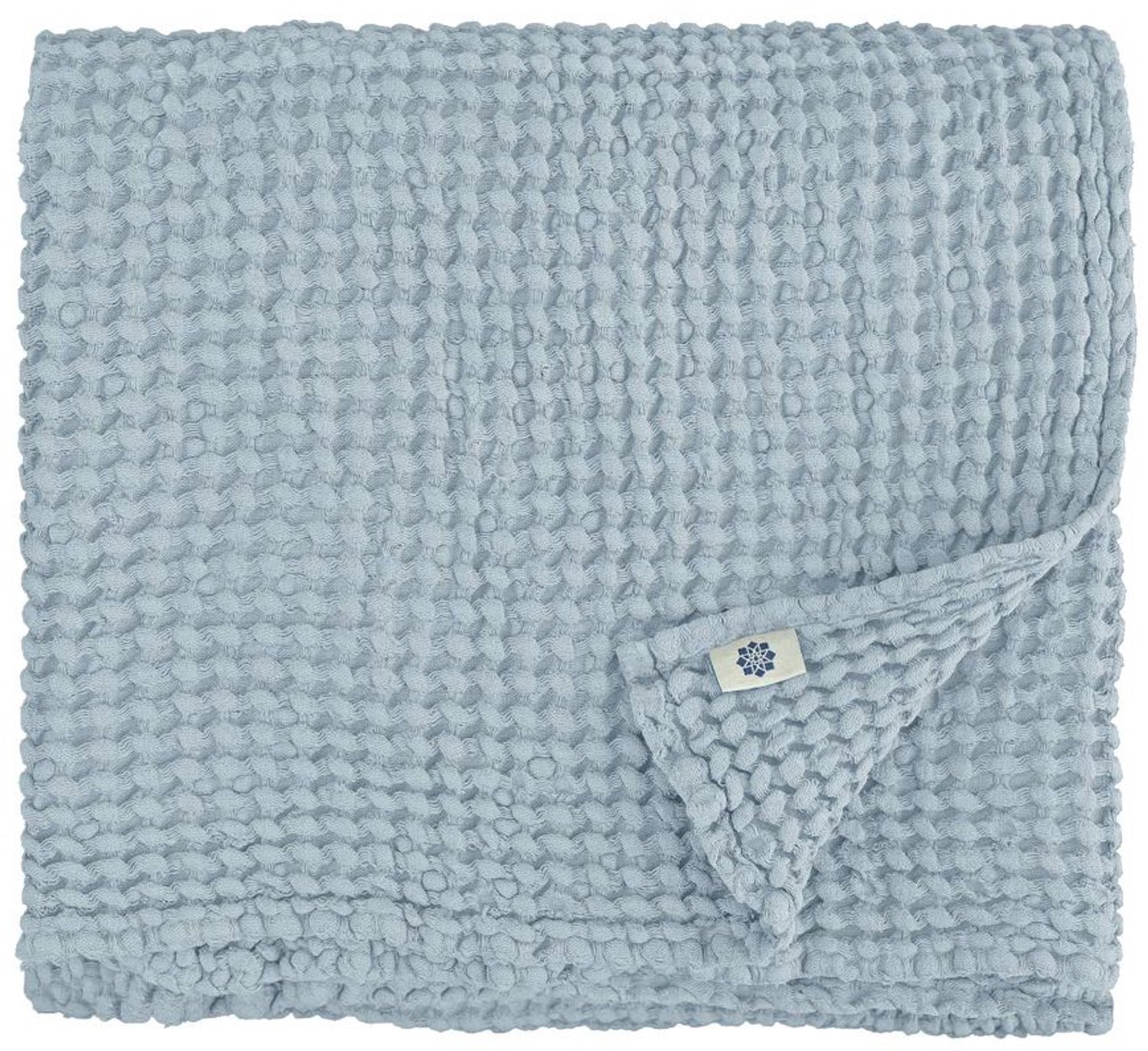 Waffle Badhanddoek - Zacht en Absorberend - Licht Blauw - 80x100cm