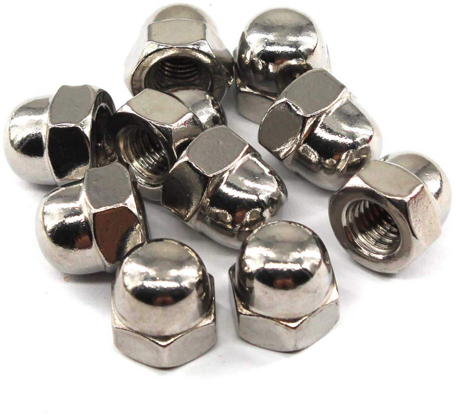 Acorn Cap Nut Hex Nut Set - 304 Roestvrijstaal M4