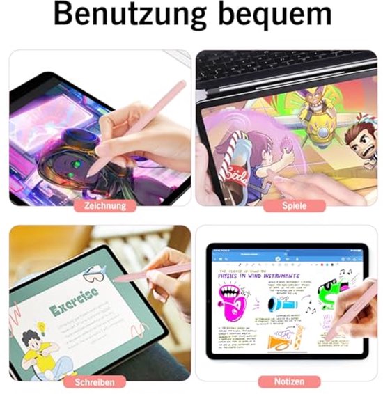 Stylus Pen Vervanging - Touch Pen - Geschikt voor Tablet S6 Lite 10.4in - Premium Plastic - Natuurlijke Greep - Drukgevoeligheid - Tekenpen — afbeelding 3