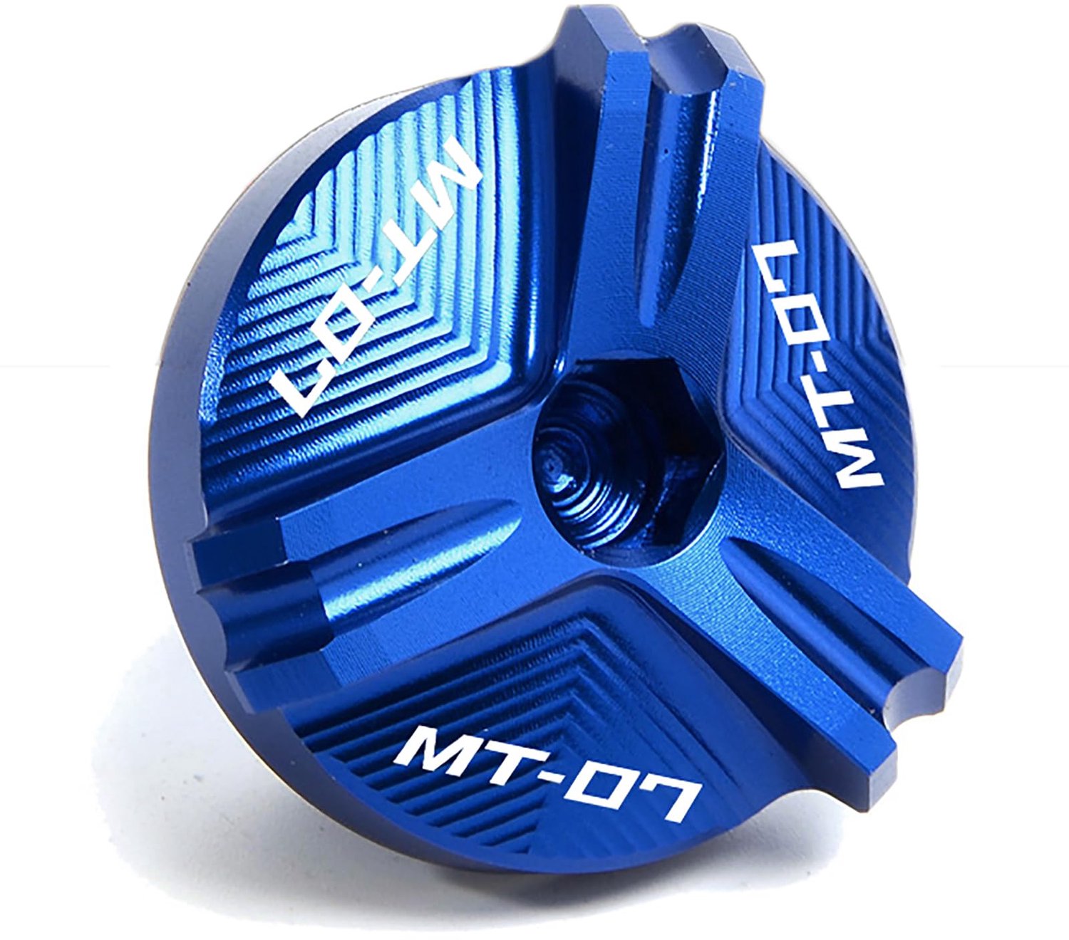 Motorolie Vuldop voor Yamaha MT07 - Blauw