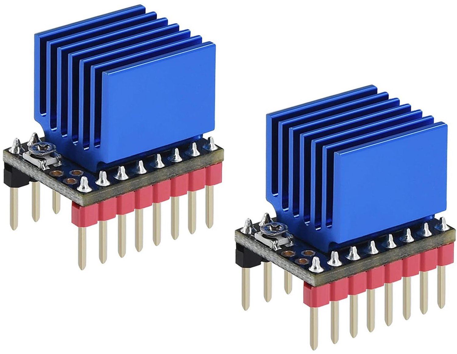 Stappenmotordriver TMC2209 V2.0 - Ultra stille aandrijving - Koellichaam - Sensorloze functionaliteit - Terug naar nul - Verbeterde warmteafvoer - Motorcontroller