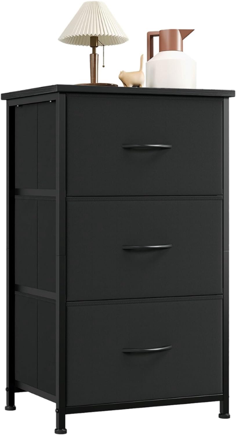 ZRNS® Ladekast Slaapkamer - Ladenkast - Opbergkast Woonkamer - Stoffen Laden - Zwart