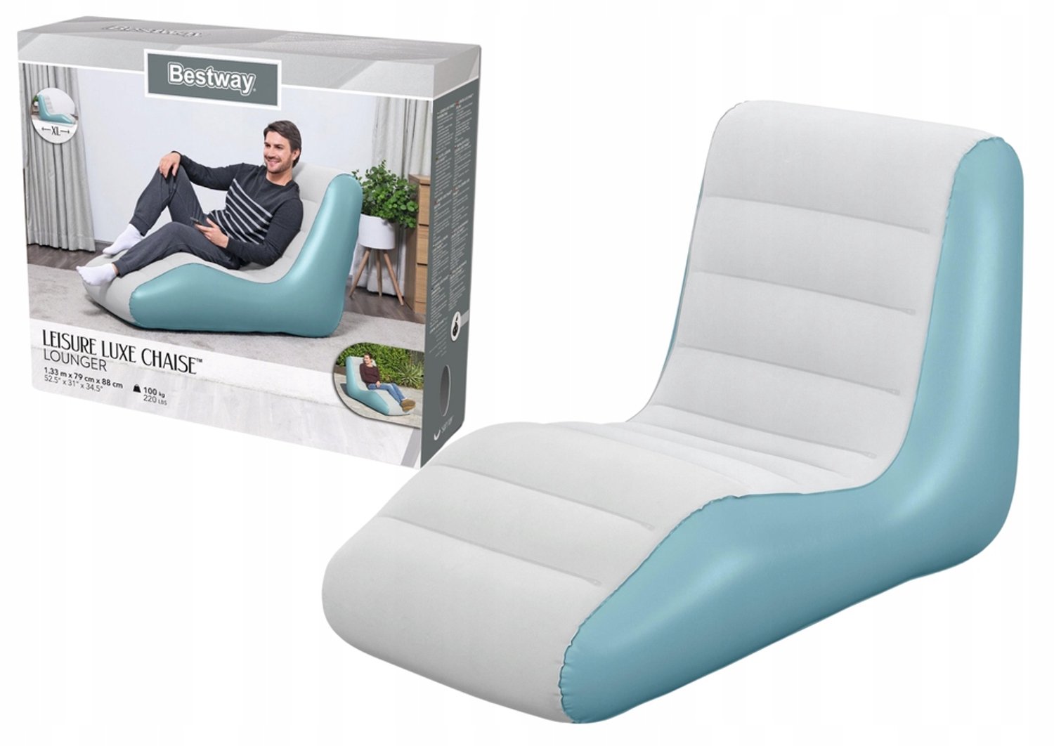 Opblaasbare Stoel Bestway - Ergonomisch & Comfortabel