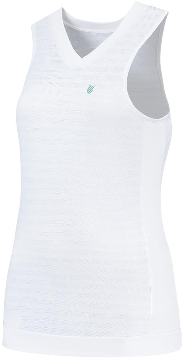 K-Swiss Hypercourt Singlet 2 - Sporttop - Wit - Maat L