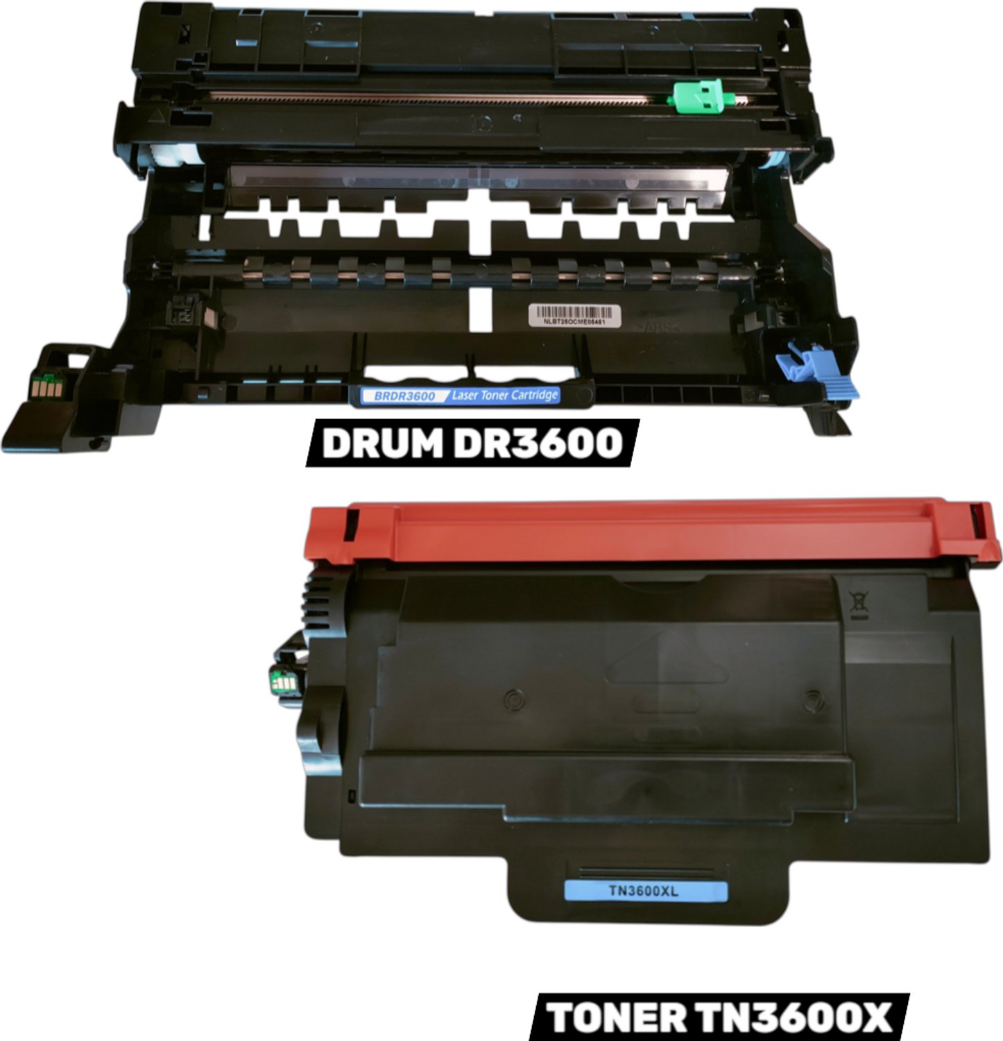 KATRIZ® huismerk DRUM DR3600 + Toner TN3600XL| Geschikt voor Brother DCP-L5510DW / Brother HL-L5210DN /-L5210DNT / -L5210DNTT -L5210DW / -L5210DWT /-L5215DN / -L6210DW / -L6410DN / Brother MFC-L5710DN /-L5710DW / -L6710DW /-L6910DN
