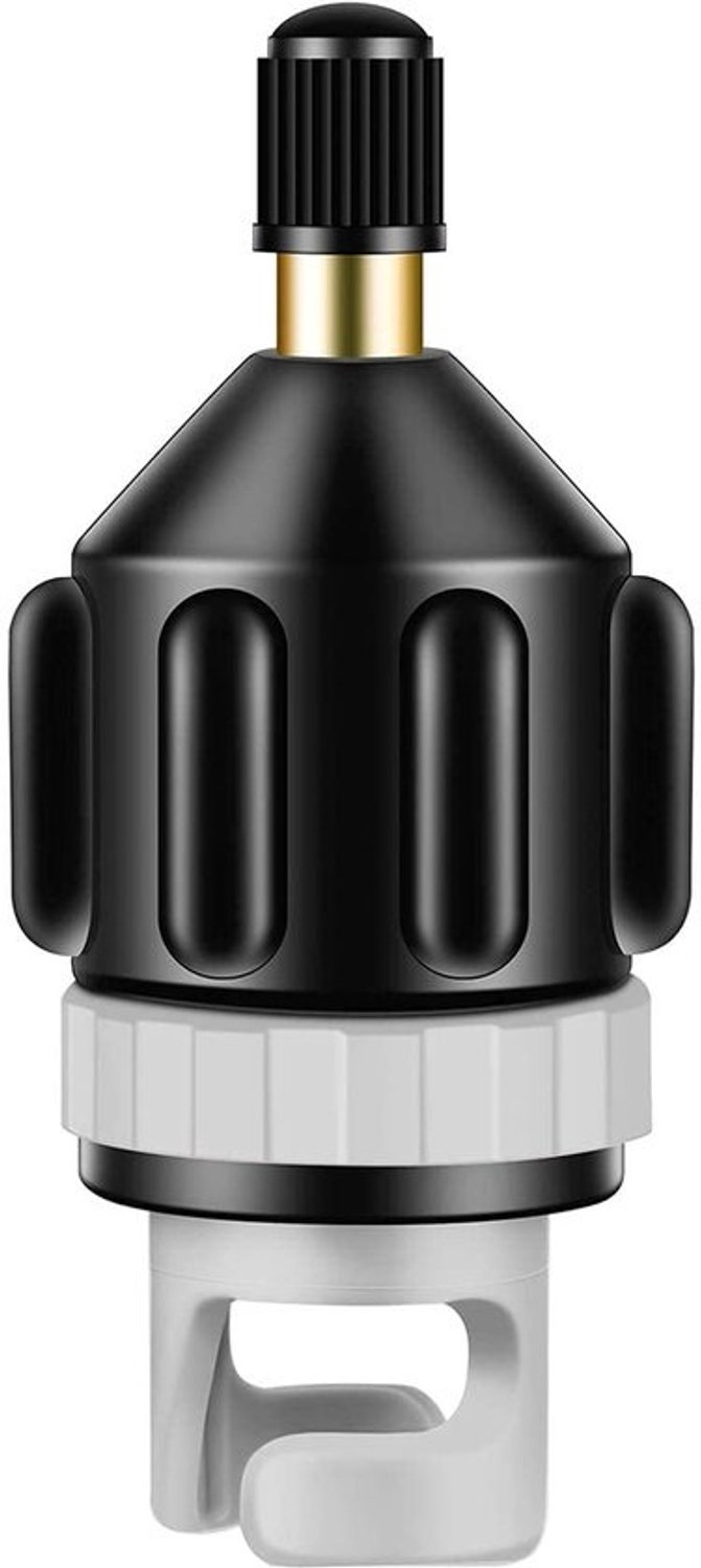 SUP Pompadapter - Ventieladapter Kajak - Watersport Accessoire - Snelle Omzetting - 3.4 x 7.8 cm - Zwart