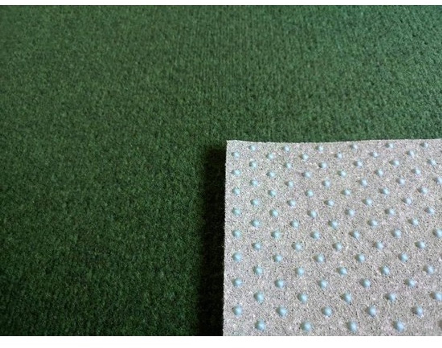 Kunstgras Tapijt - Zacht Groen Velours - Buiten Leven - Met Drainage Studs - 200x200cm - Standaard Groen