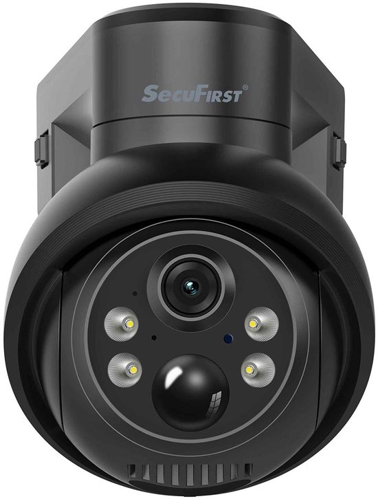 SecuFirst Pro CAM219Z Batterij camera met zonnepaneel - 64GB opslag Dome zwart - IP Camera draai- en kantelbaar voor buiten – 3K resolutie — afbeelding 5