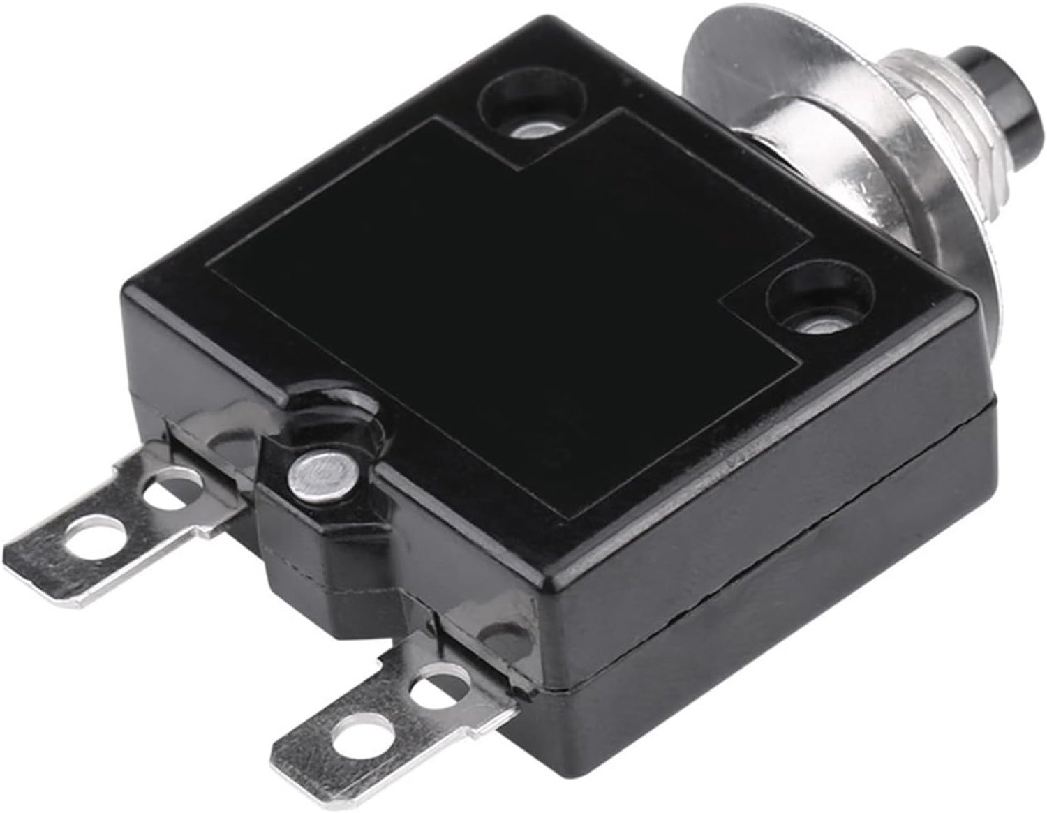 20 Amp Thermal Reset Circuit Breaker 125-250V AC 50V DC, Push Button Overload Protection