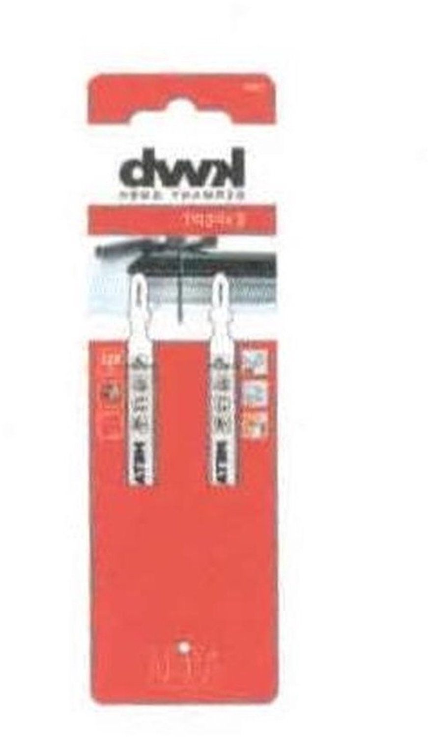 Decoupeerzaagbladen Metaal - Zaagbladen Set - Metaal Bewerken - HSS Staal Kwaliteit - 2 mm Tandsteek - Wit