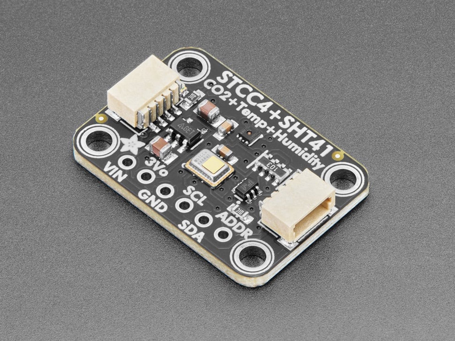 Adafruit-6478 STCC4 + SHT41 CO₂-, Temperatuur- en Luchtvochtigheidssensor – STEMMA QT / Qwiic