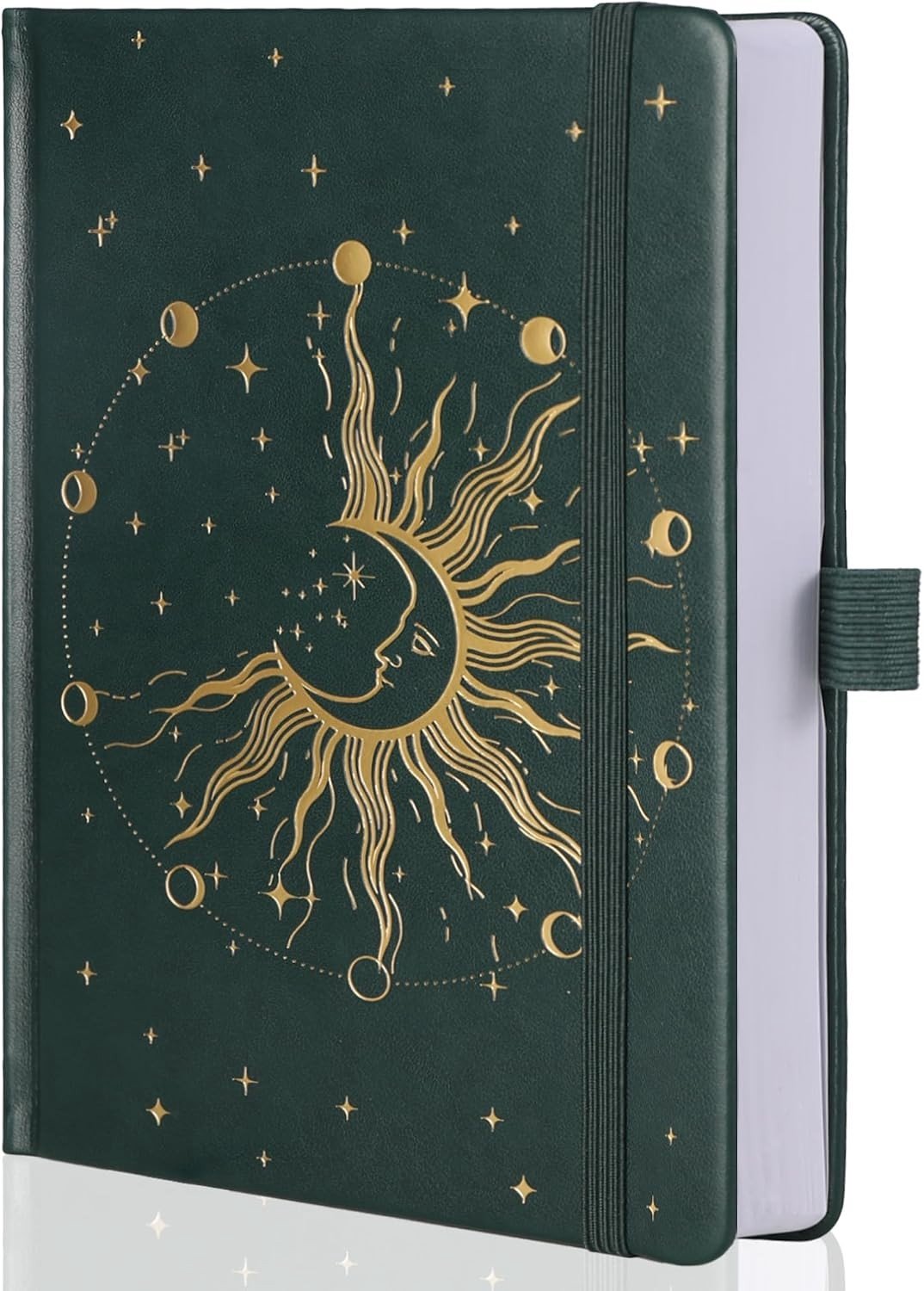 Bullet Journal - Diepgroen - A5 - Gestippeld - Voor Schrijven en Notities