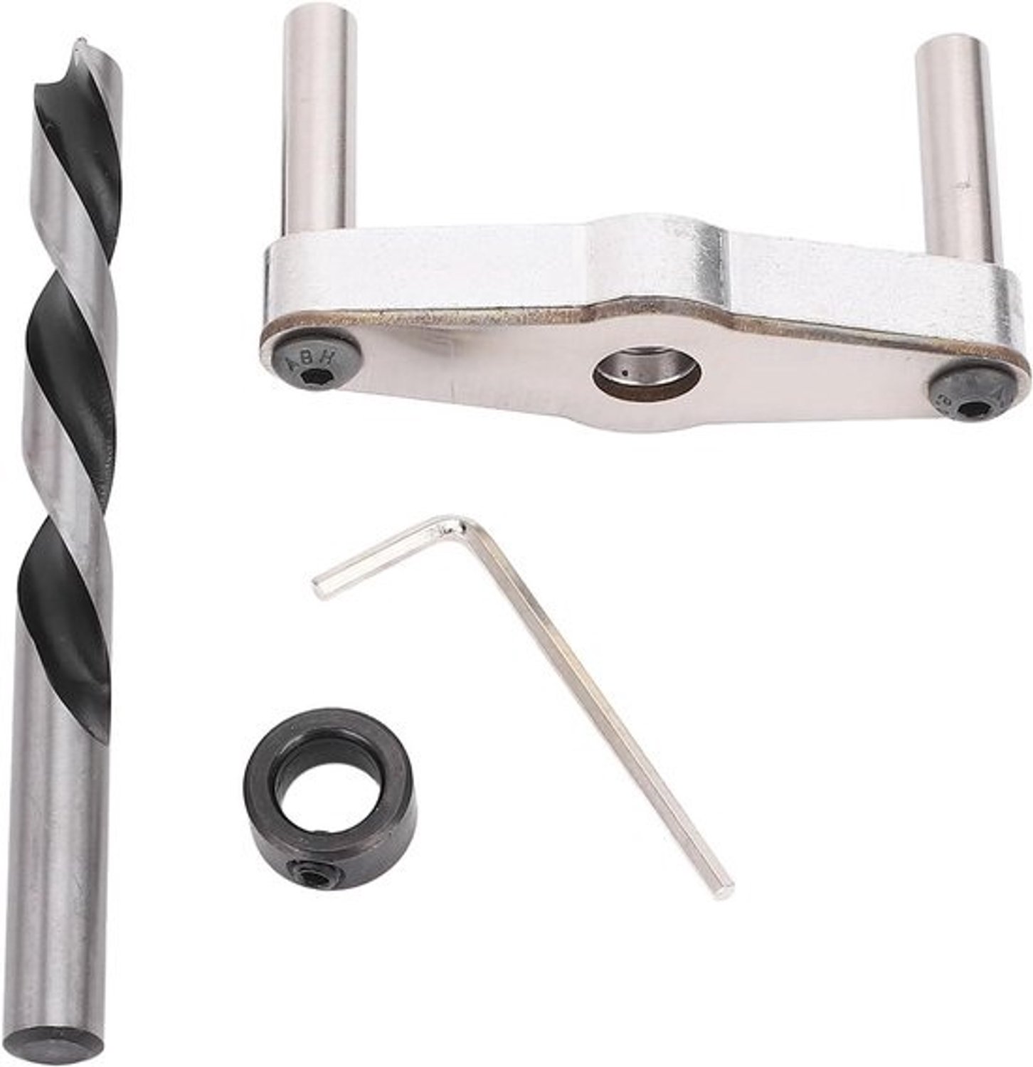 Deuvelmalset - Houtverbinding Mal - Houtbewerking Projecten - Zelfcentrerend Ontwerp - 8 mm - Zilver