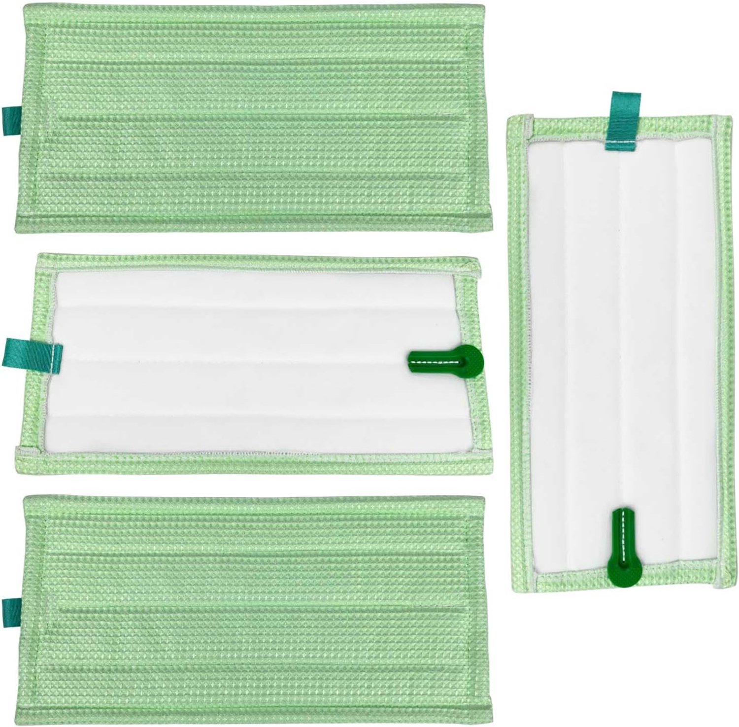 Microfiber doek voor Kobold SP600 SP600S SP7 SPB100 - vervangdoek - 4 stuks - effectief reinigen - ShopVlot