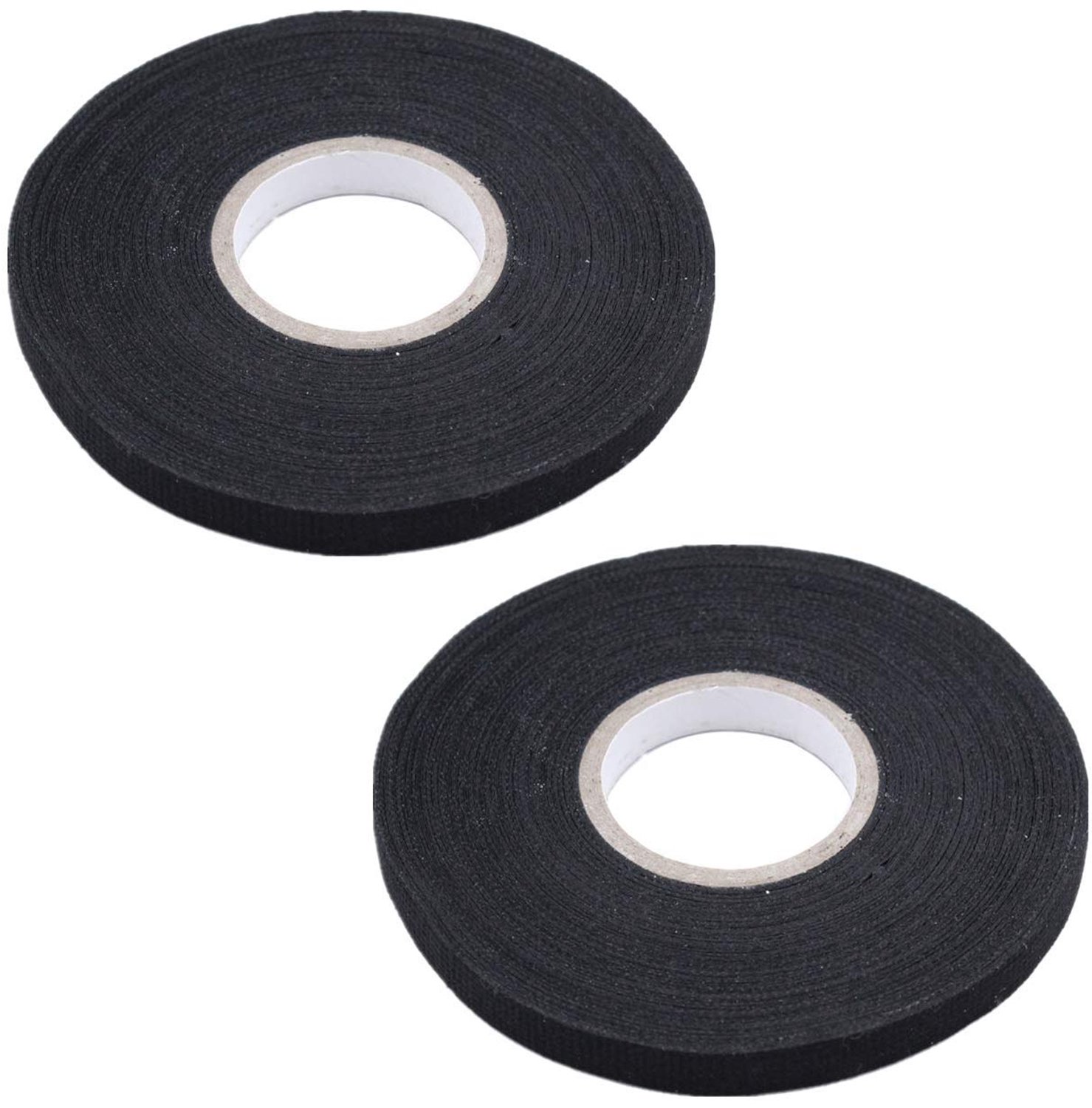 Isolatietape 9mm x 25m - Textiel tape - Zwart - Hoge geluidsreductie - ShopVlot