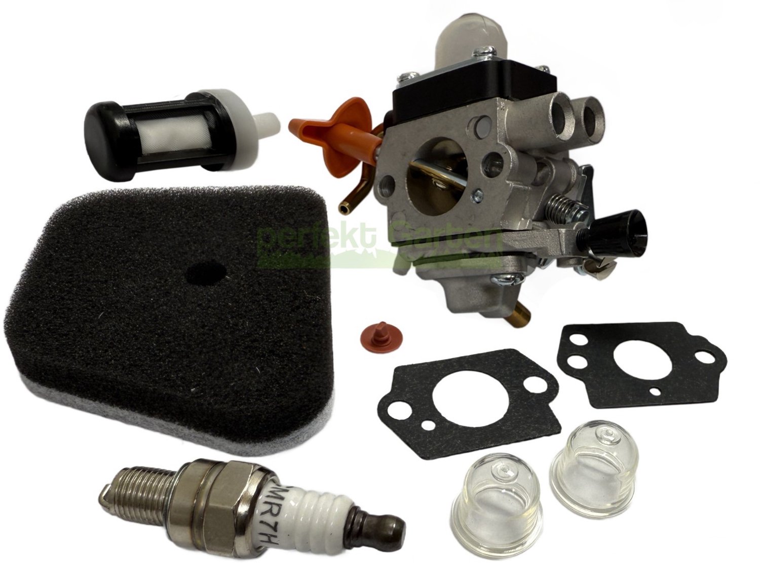 Carburateurset voor bosmaaier Stihl HT KM 90, 100, 101, 110R 00004007011 41801201800