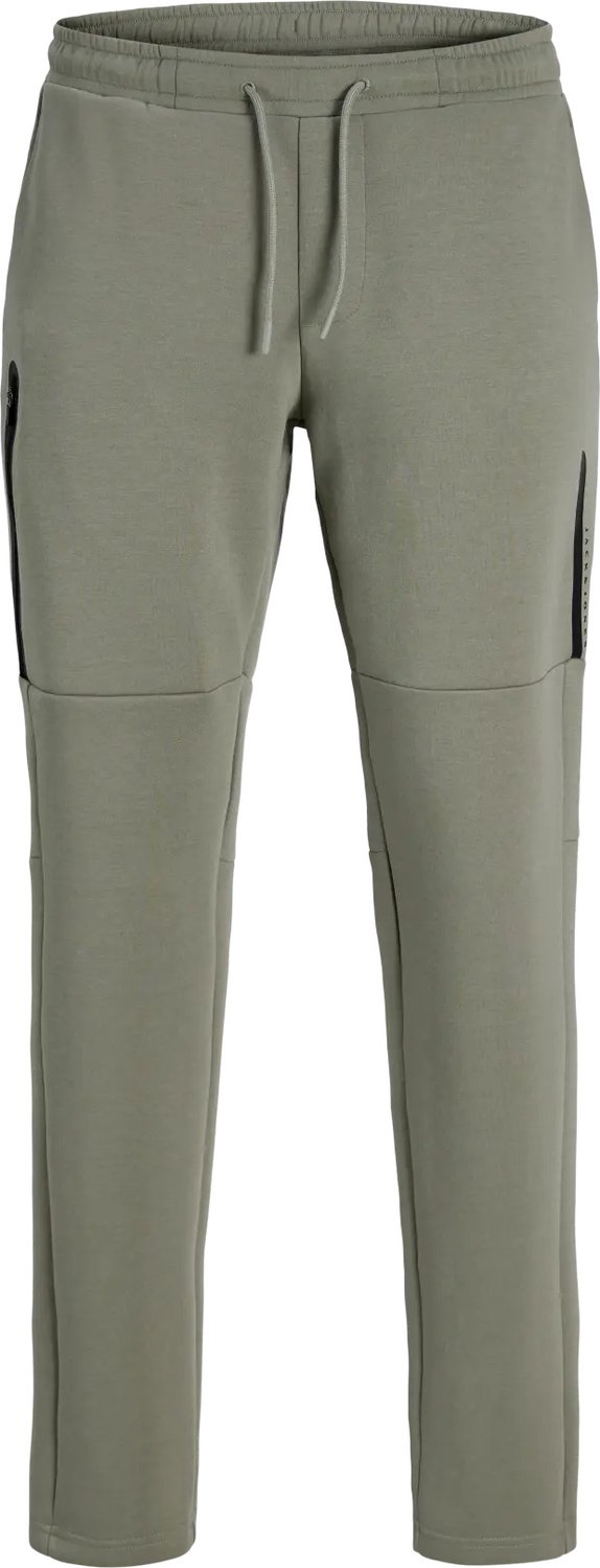 JACK & JONES Jcogordon Fusion Unc Sweat Pants regular fit - heren joggingbroek - groen (vetiver)