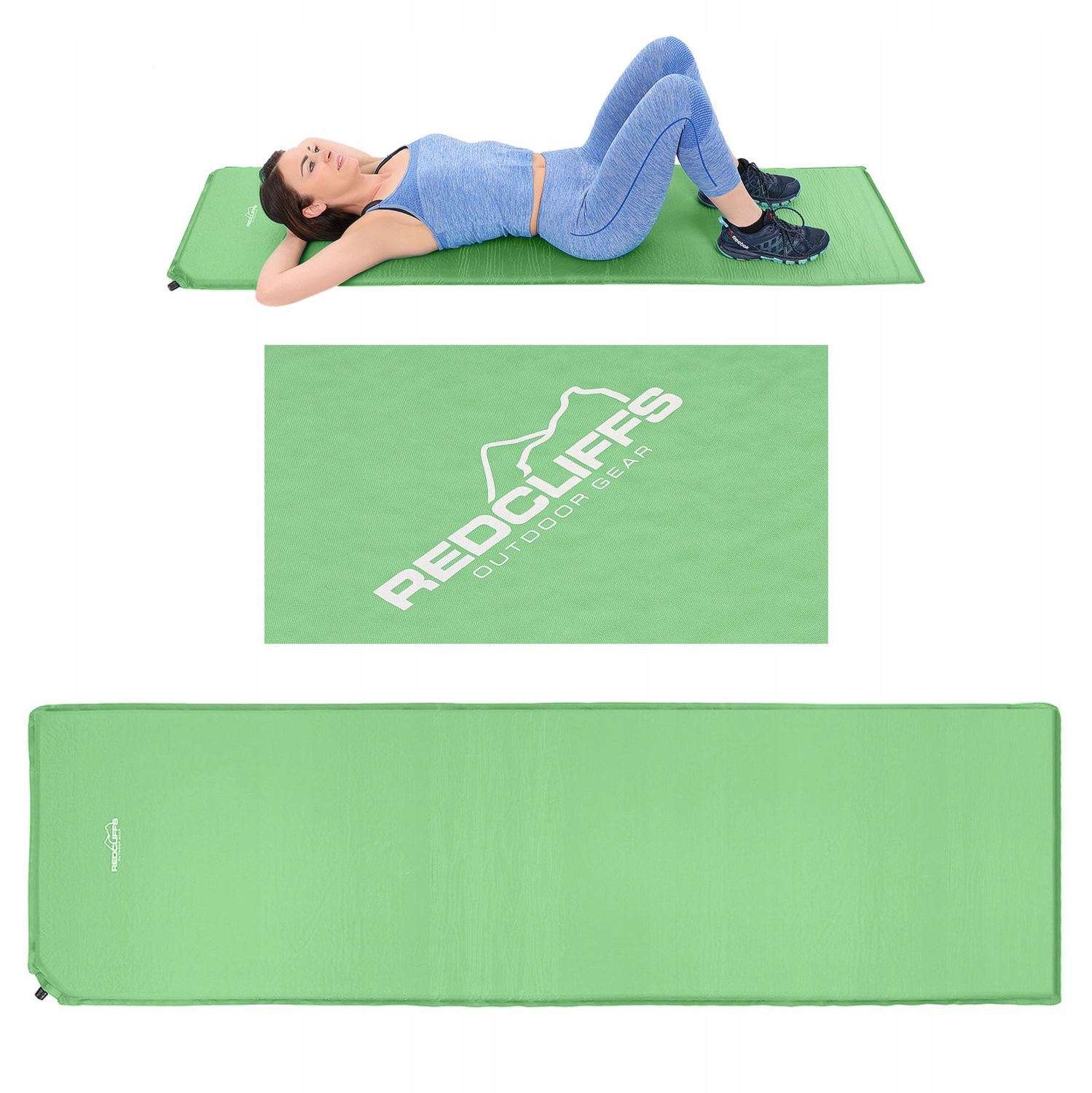 Zelfopblazende Kampeermat 180x50cm Groen - Comfortabel Slapen