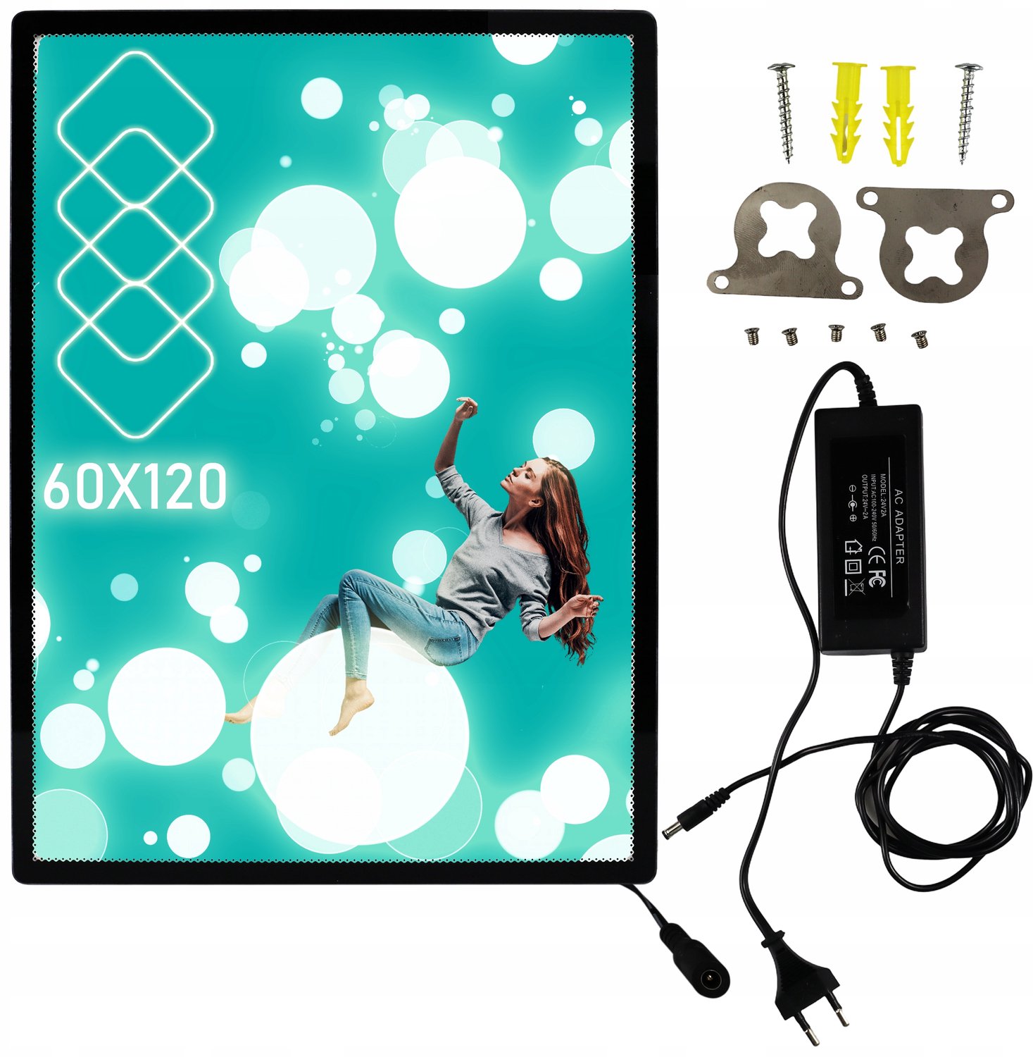 Verlichte LED Posterlijst 60x120cm - Professionele Presentatie