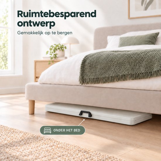 Inklapbare Tafel – Klaptafel 180 x 74 x 74 cm – Vouwtafel, Campingtafel, Tuintafel, Buffettafel & Partytafel – 6 tot 8 Personen – Opvouwbaar tot Koffer met Draaghandvat – Weerbestendig – Wit – Monza Home — afbeelding 5
