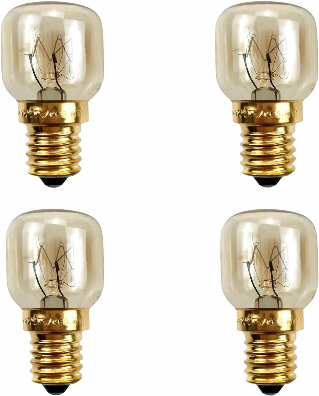 Ovenlamp - Warm wit - 25 W - Dimbare Hittebestendige Lamp tot 300 Graden - Voor Ovens en Magnetrons