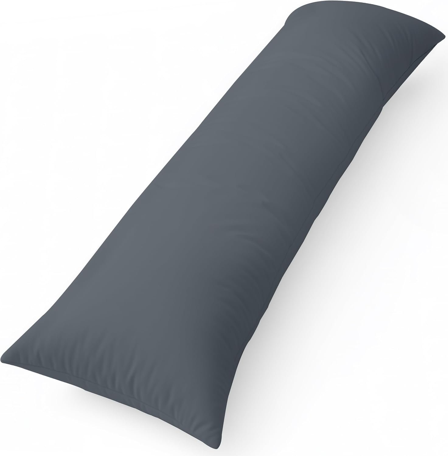 QEVA Kussen voor Zijslapers - Zijslaperkussen - Lichaamskussen - Grijs - 40cm x 145cm x 40cm