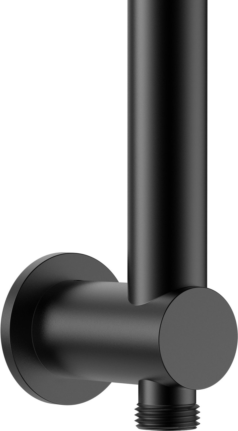 UNIFORMA Doucheglijstang met wateraansluiting - 69 cm - Mat zwart