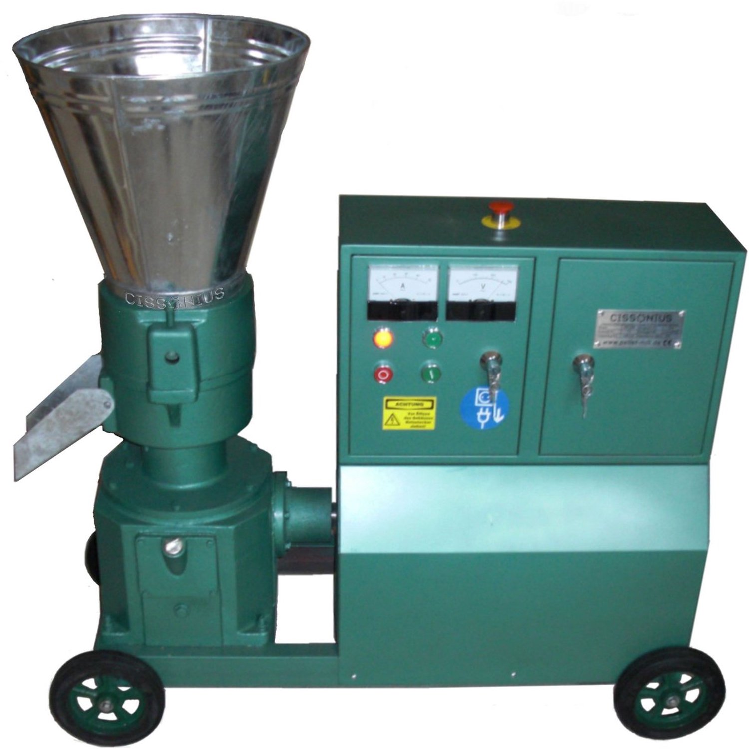 Pelletpers Machine - 7,5 kW Boring Ø 6 mm - 44 x 98 x 93 cm - Elektrisch - Voor Houtpellets Productie