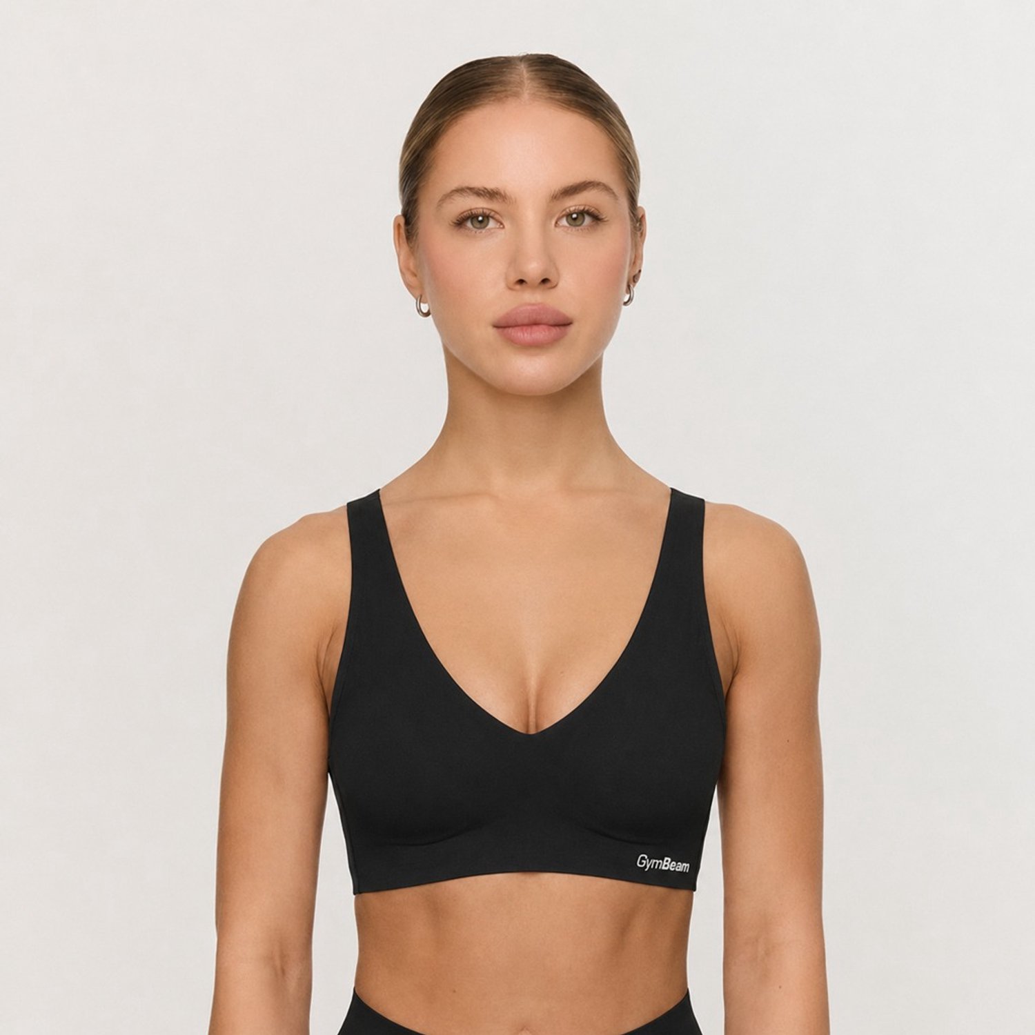 GymBeam Comfy Naadloze Beha Zwart M
