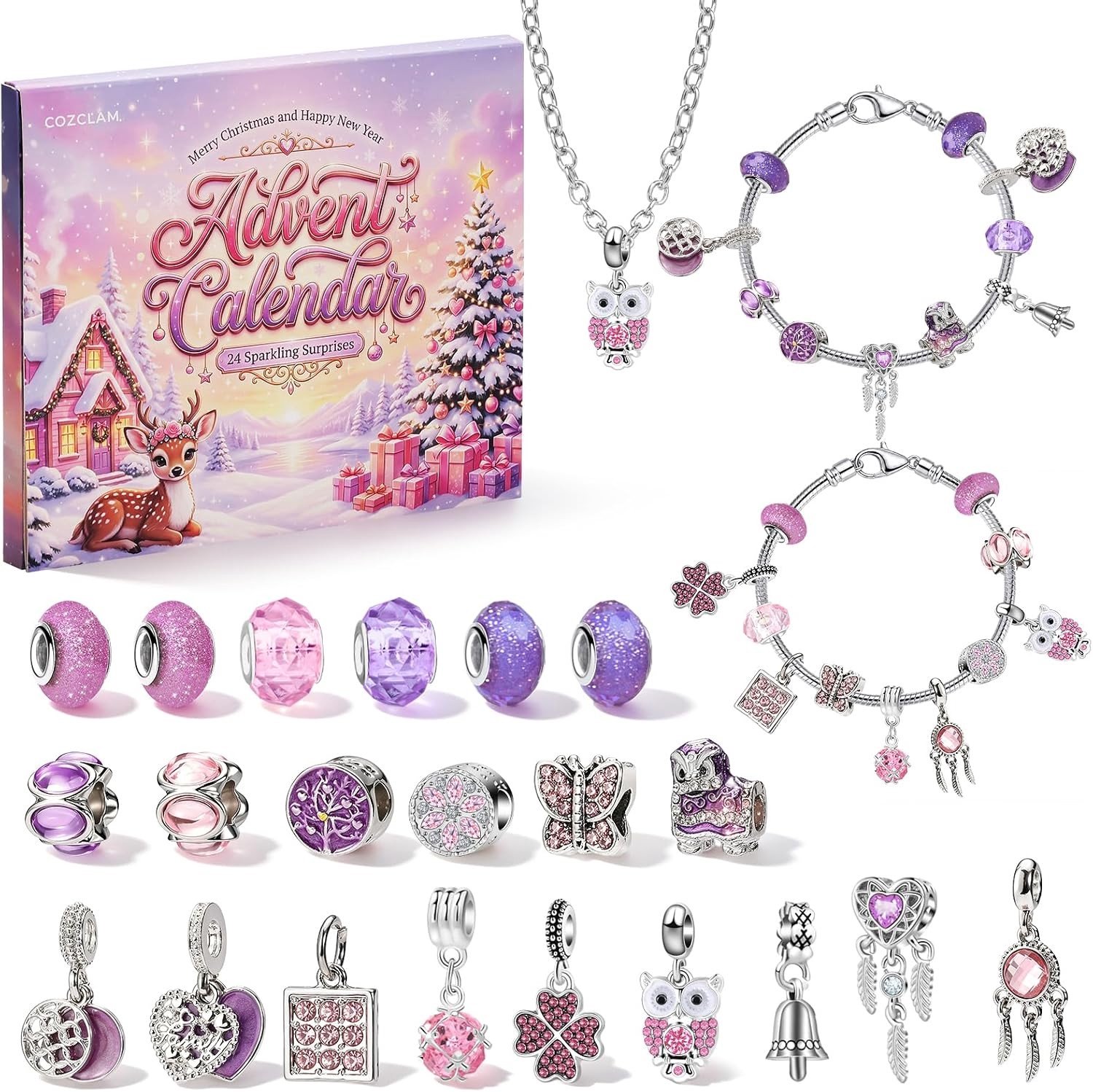 Adventskalender Sieraden 2026 - 24 Dagen Kerstmis Countdown met Unieke Cadeaus
