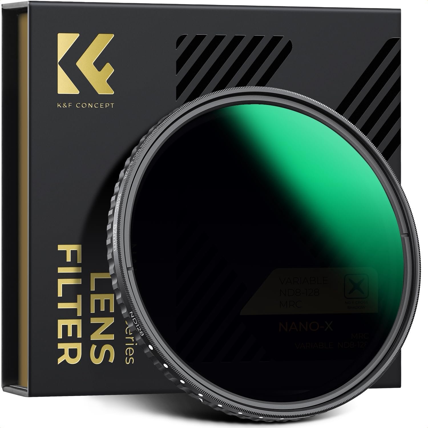 K&F Concept Variabele ND Filter 8-128 (3-7 Stops) 40.5mm