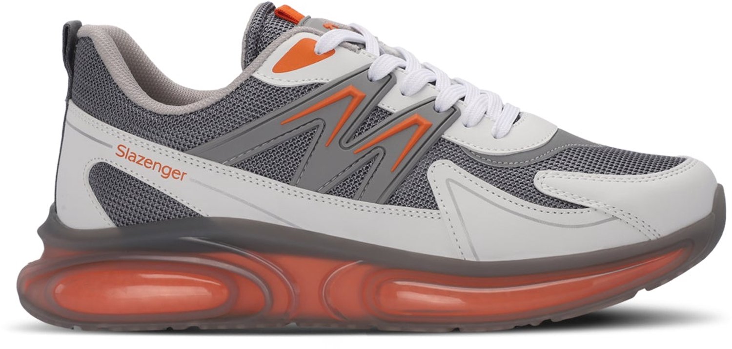 Slazenger Zigor Heren Hardloopschoenen - Grijs / Oranje
