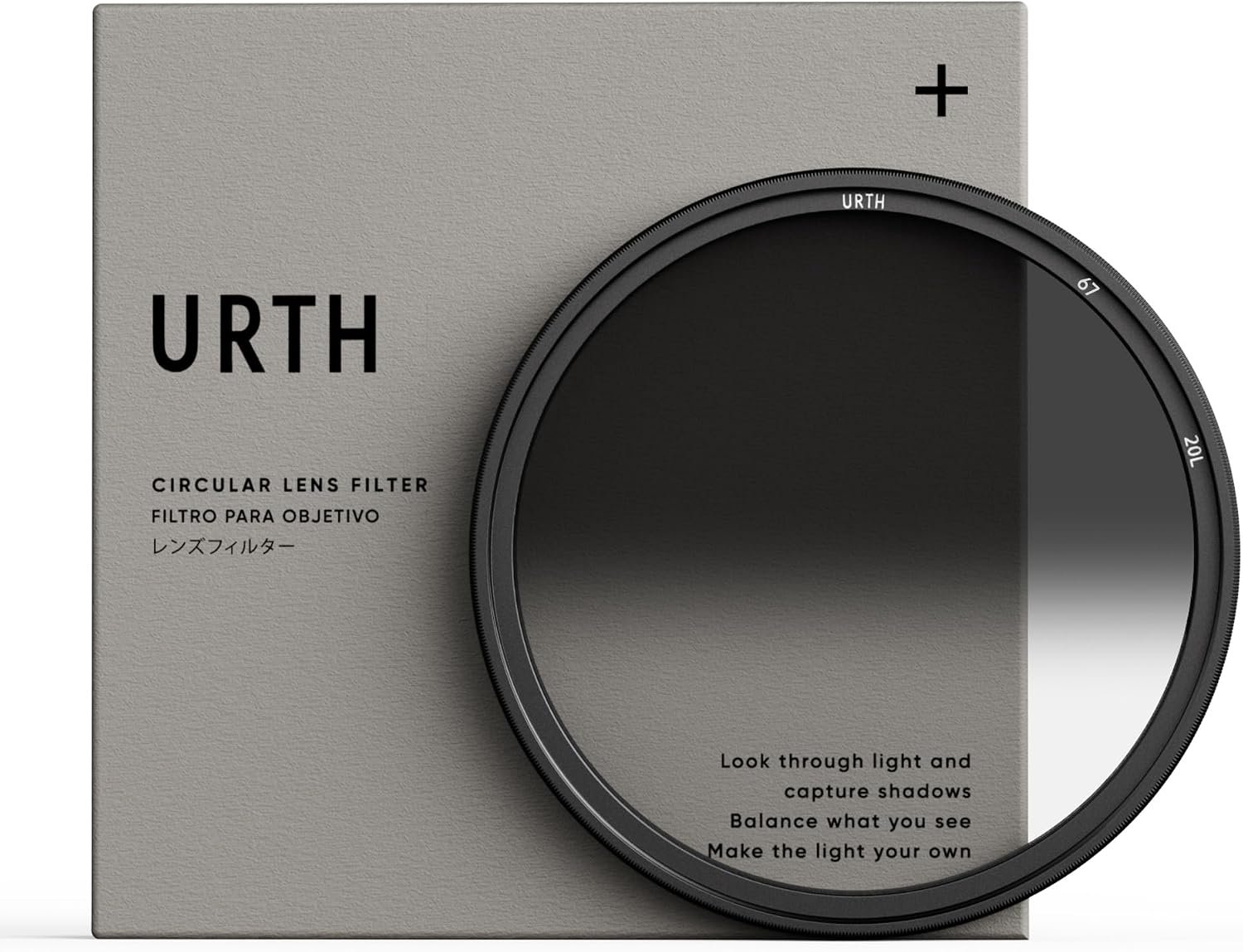 Urth 67 mm Hard Graduated ND8 Lens Filter (Plus+)