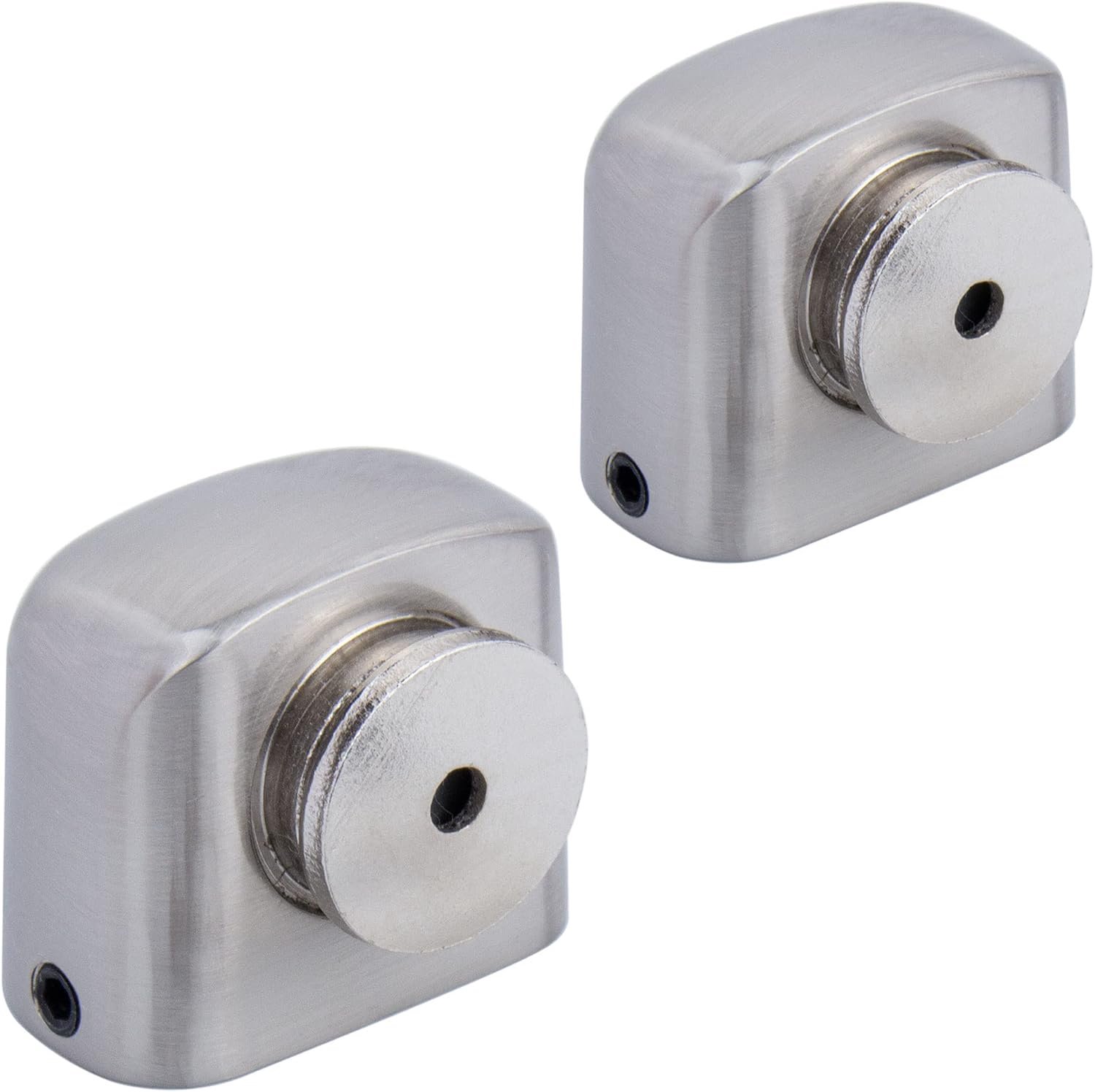 2x Deurstopper Magneet RVS - Vloerbevestiging