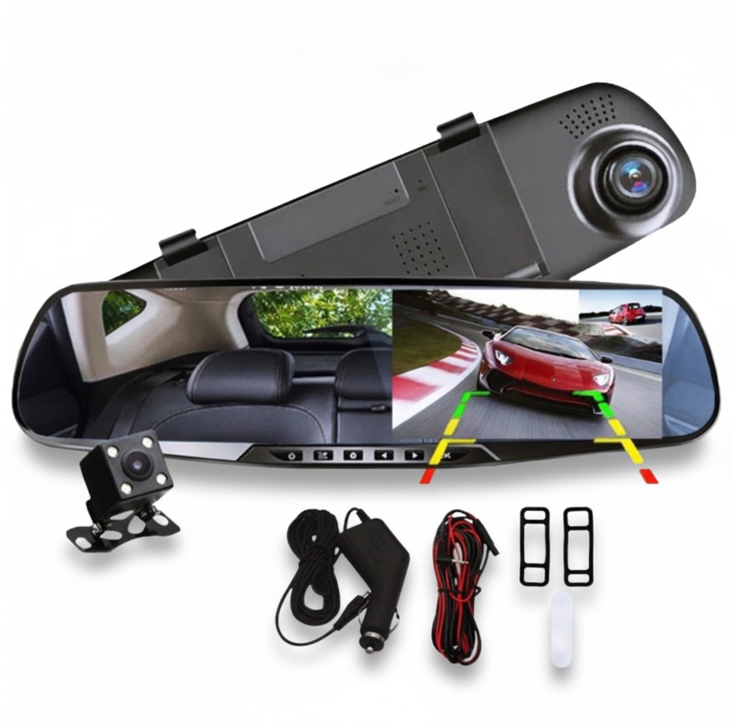 Zaltino - Dashcam - Full HD - Dubbele camera