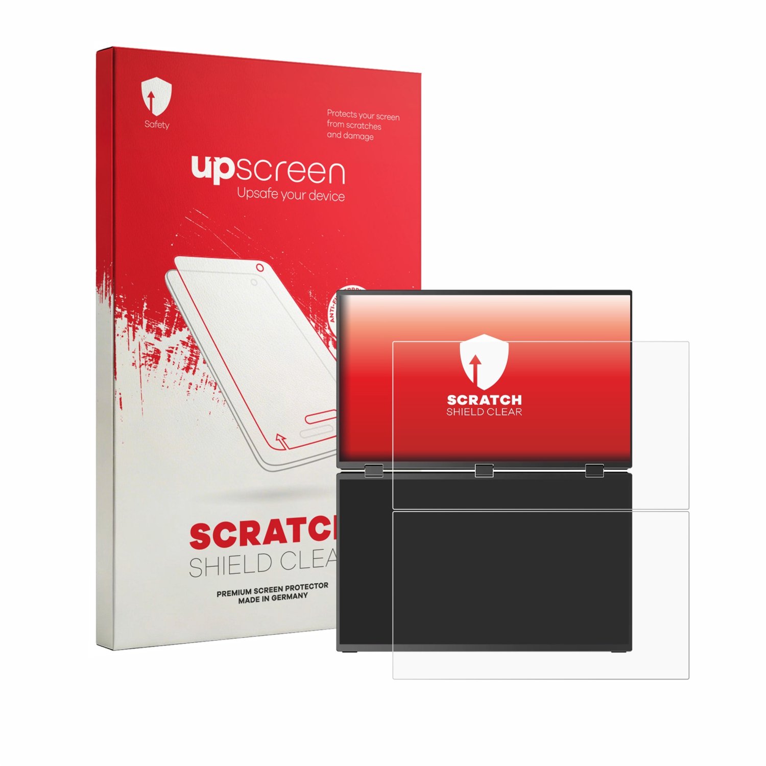 upscreen - Screenprotector voor Uperfect Delta Max Touch 18.5" - Folie Beschermfolie transparant
