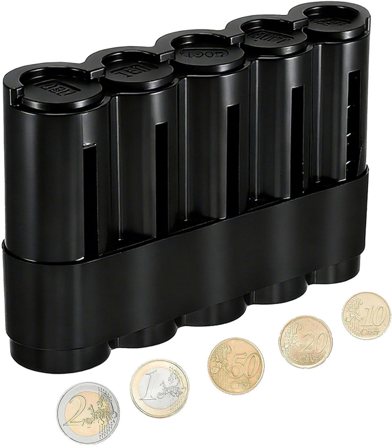 Euro Munt Dispenser met 5 Compartimenten