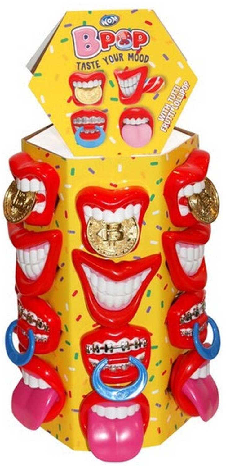 Wom Bpop - Lollys Assortiment - Verpakkingsdoos 4x24