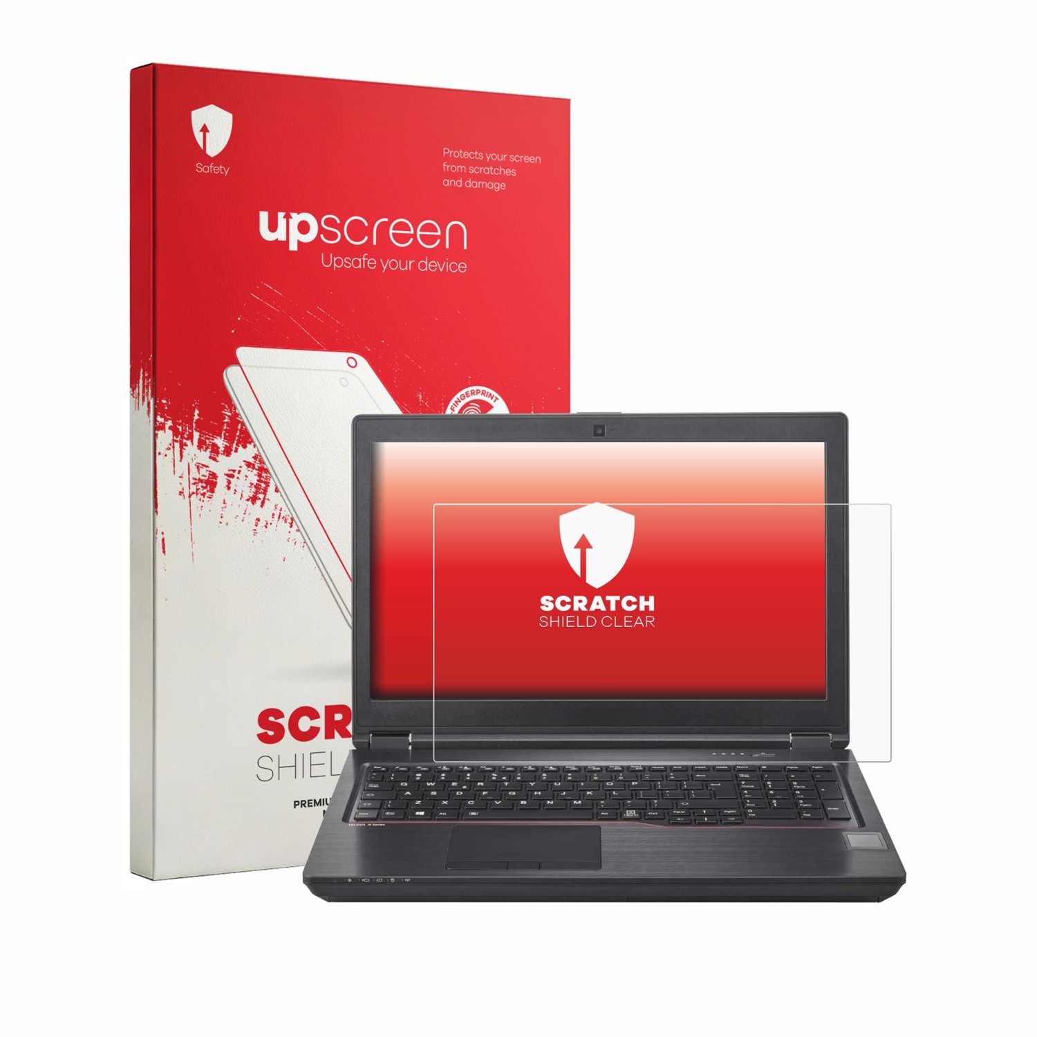 upscreen - Screenprotector voor Fujitsu Celsius H780 - Folie Beschermfolie transparant