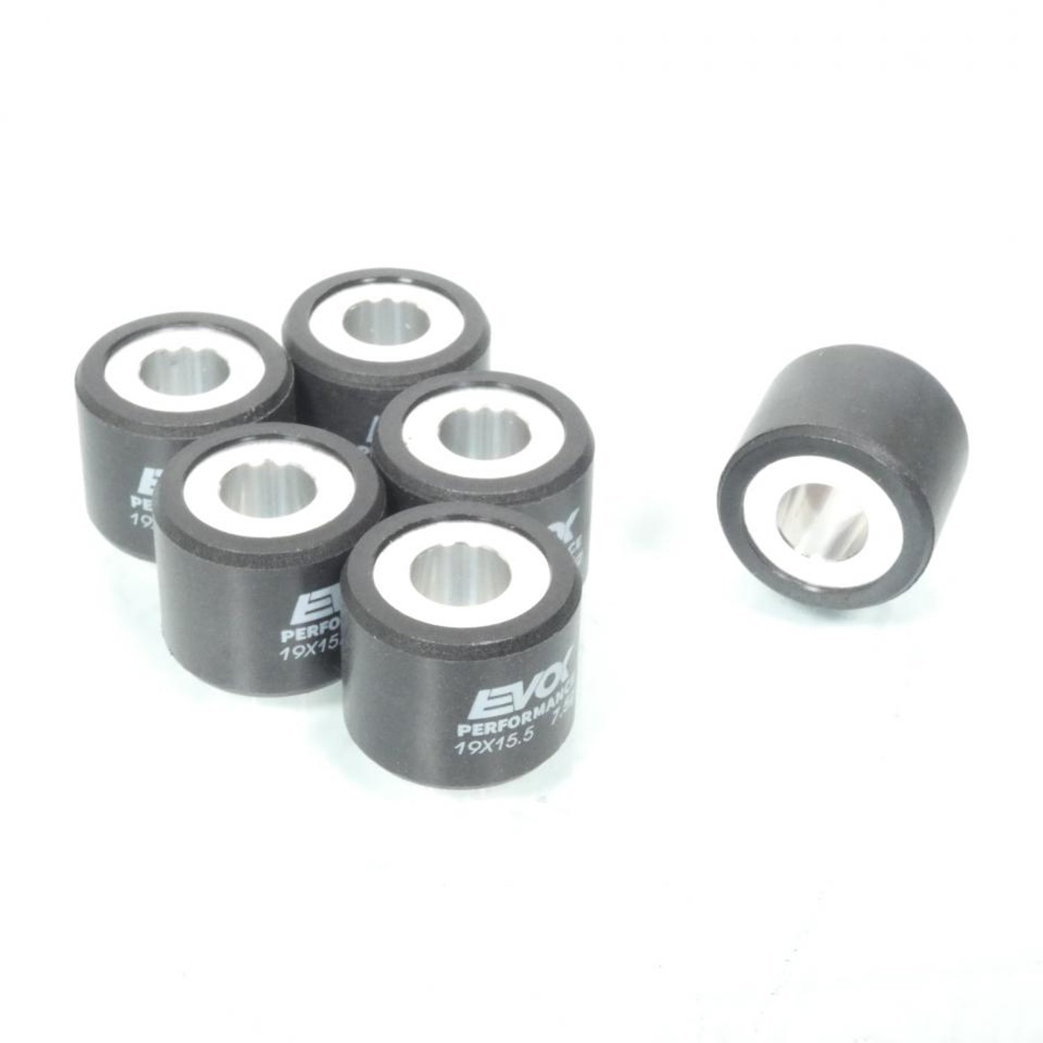Variateurrol EVOK voor Scooter Piaggio 50 Fly 2T 2003 tot 2020 19x15.5 7.5Grs Nieuw