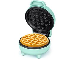 Snailar Mini-wafelijzer ABW59 - 550 W - 10 cm - groen